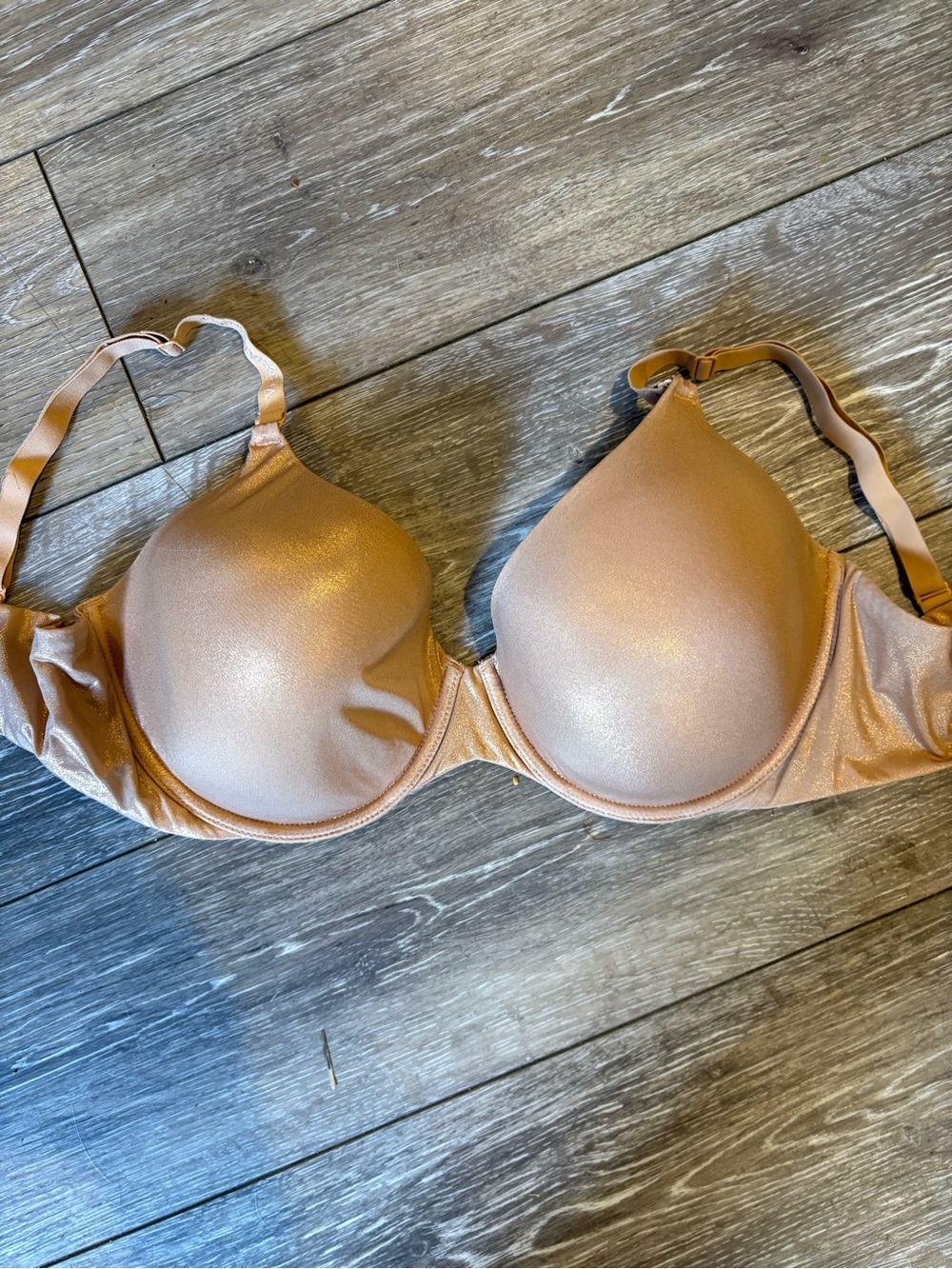 Victoria secret The Nakeds Gold shimmery bra